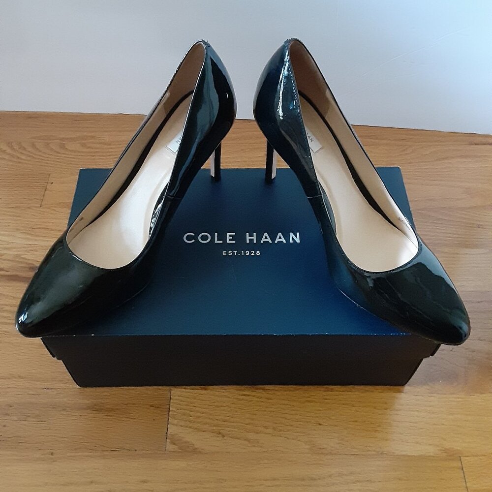 Cole Haan Bethany Black Patent Leather Pump